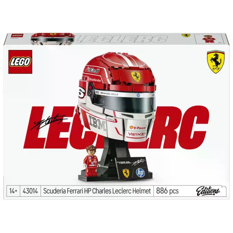 LEGO 43014 Casco di Charles Leclerc – Scuderia Ferrari HP