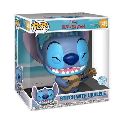 Funko Pop! Jumbo Stitch con Ukulele 1419 – Lilo & Stitch