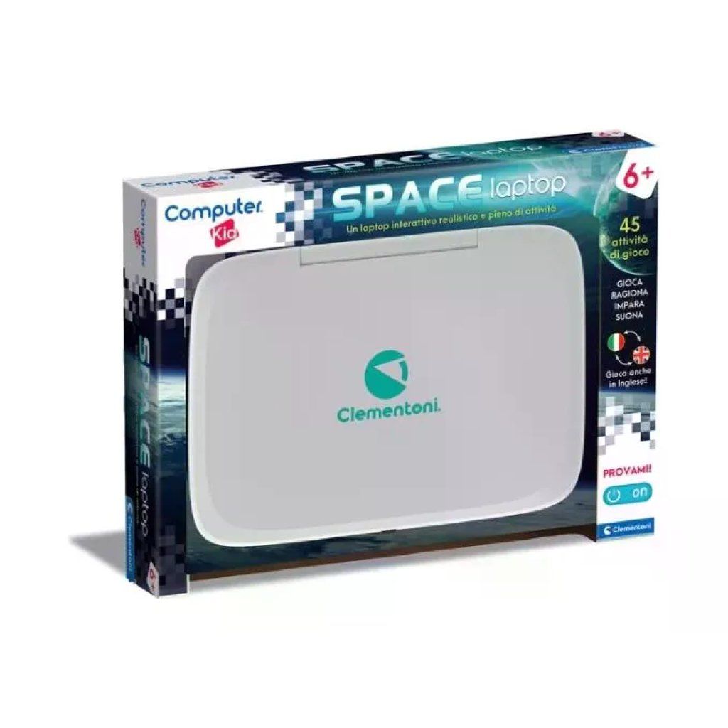Clementoni Computer Kid Space Laptop Educativo Interattivo