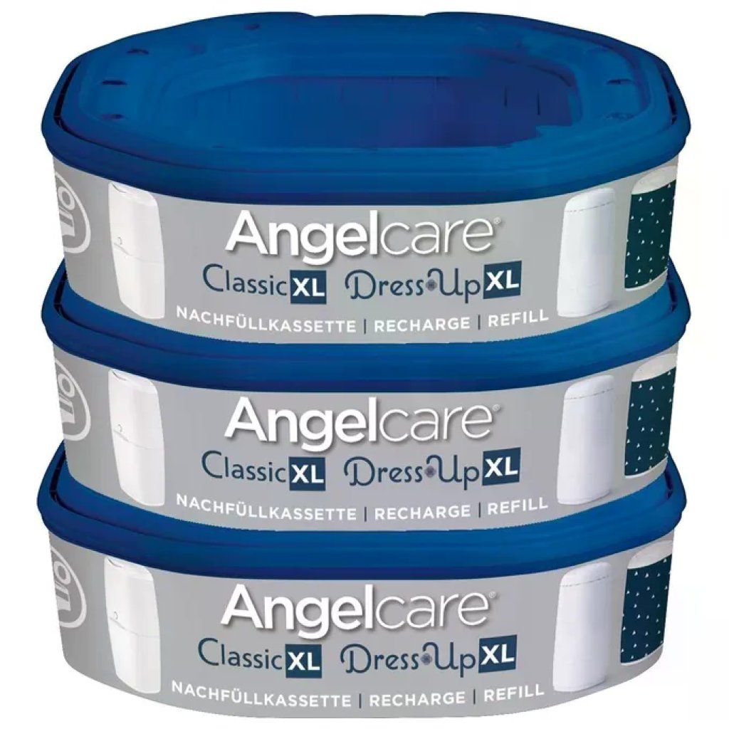 Foppapedretti Angelcare Classic XL – Ricariche per Contenitore Pannolini, 3 Pezzi