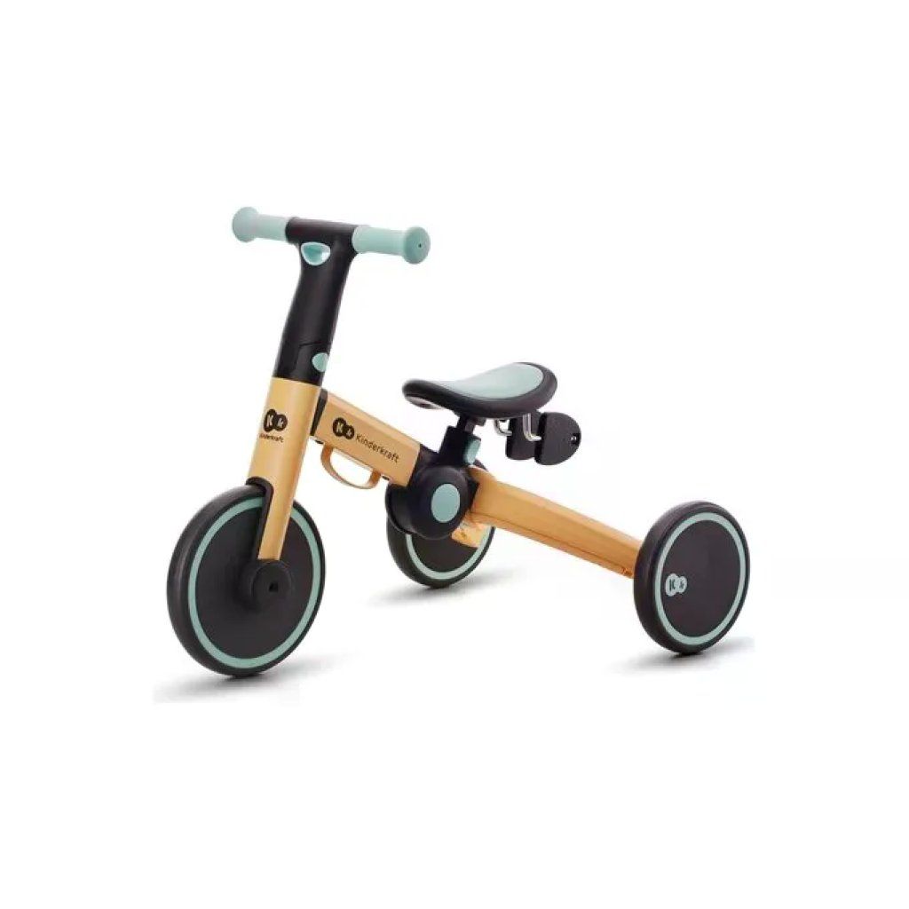 Kinderkraft 4Trike Triciclo Trasformabile 3 in 1, Giallo e Blu, da 12 mesi a 5 anni Kinderkraft 4Trike Triciclo Trasformabile 3 in 1, Giallo e Blu, da 12 mesi a 5 anni