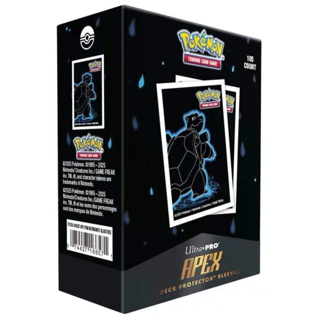 ULTRA-PRO Ultra PRO Apex Pokémon Blastoise Neon Kanto – 105 bustine standard