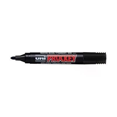 OSAMA Uni-ball Prockey – Confezione da 12 Marker Neri a Punta Tonda