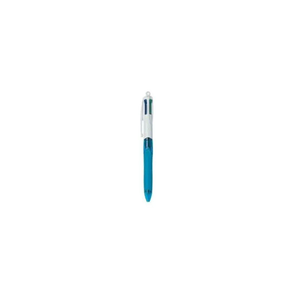 BIC 4 Colours Grip – Penne a sfera 4 colori, punta media 1 mm, confezione da 12