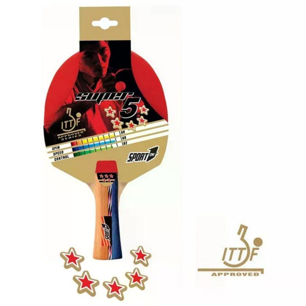 Sport One Super 5 Racchetta da Ping Pong ITTF Sport One Super 5 Racchetta da Ping Pong ITTF