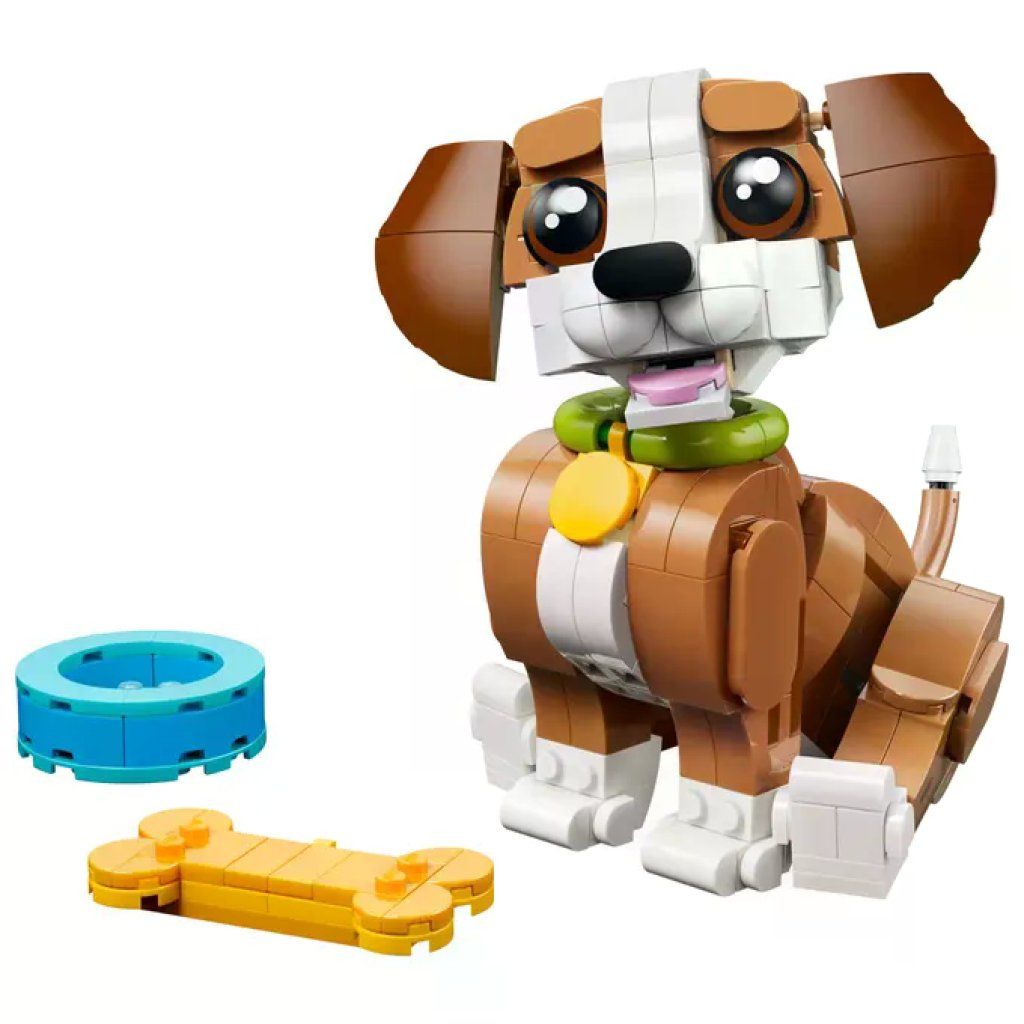 LEGO Creator 3-in-1 Animali Adorabili: Cagnolino Giocoso 31382