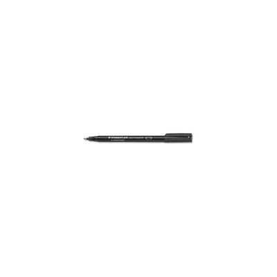 Staedtler Lumocolor Permanent, set da 10 pennarelli neri a punta media