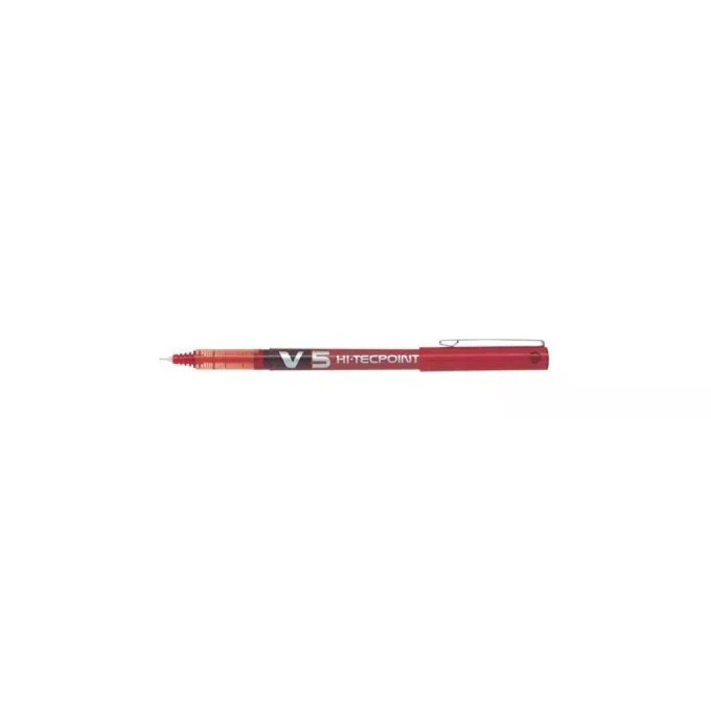 Pilot Hi-Tecpoint V5 Roller Rosso – Confezione da 12