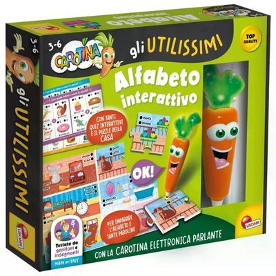 Lisciani Carotina Gli Utilissimi – Alfabeto Interattivo Parlante Lisciani Carotina Gli Utilissimi – Alfabeto Interattivo Parlante