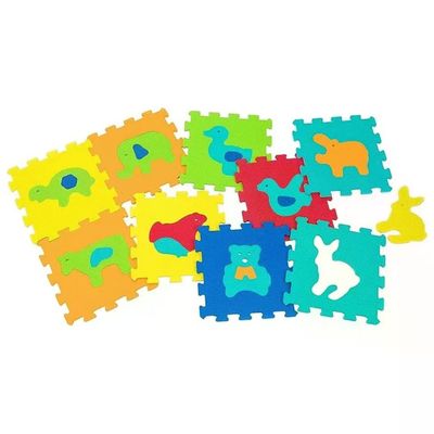 Globo Vitamina G Tappetino Puzzle Animali, 9 Pezzi