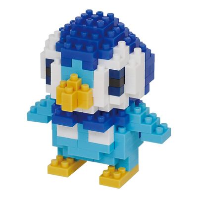 Nanoblock Pokémon Piplup – Statuina 3D da costruire