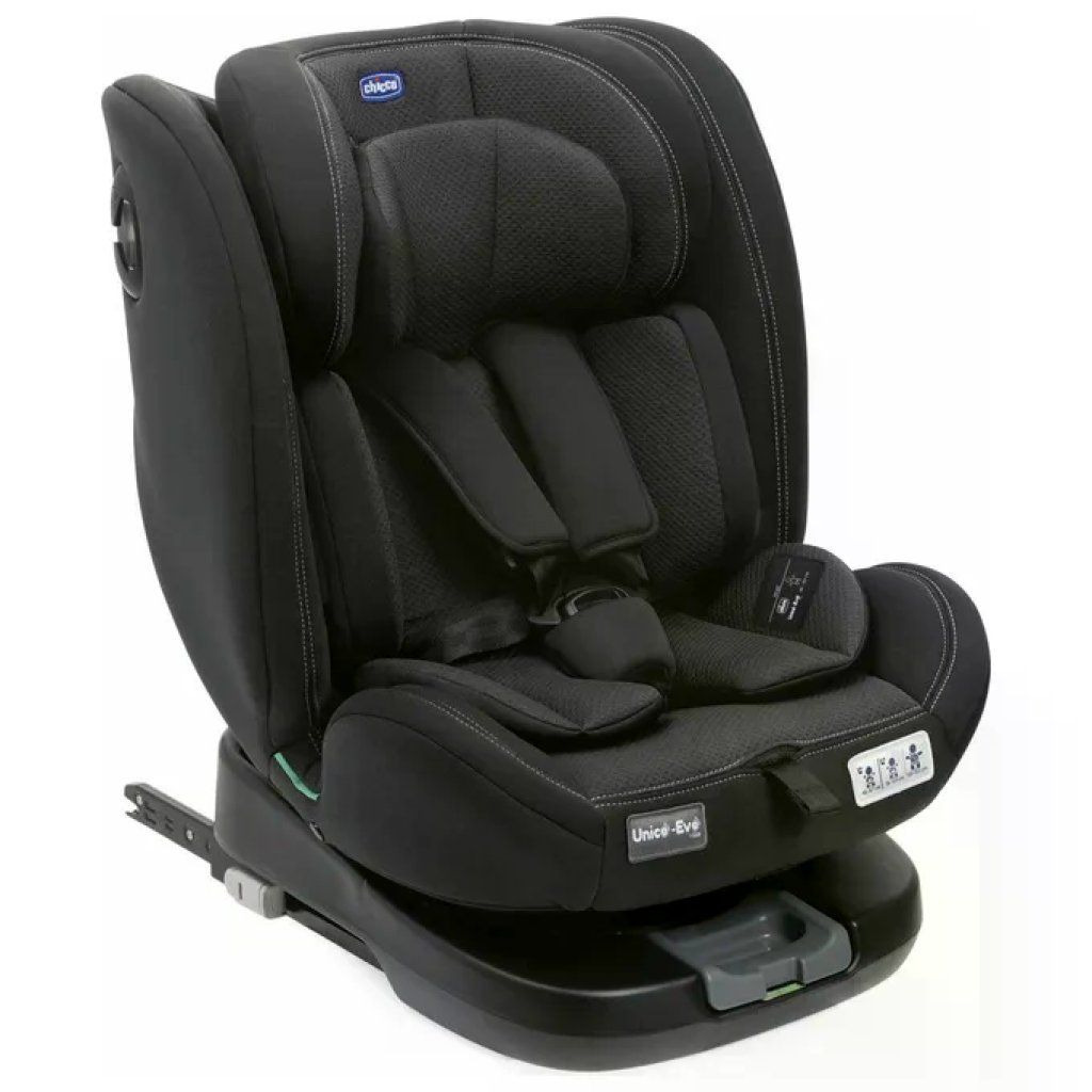 Chicco Unico Evo i-Size Seggiolino Auto 40-150 cm Girevole 360° ISOFIX Nero