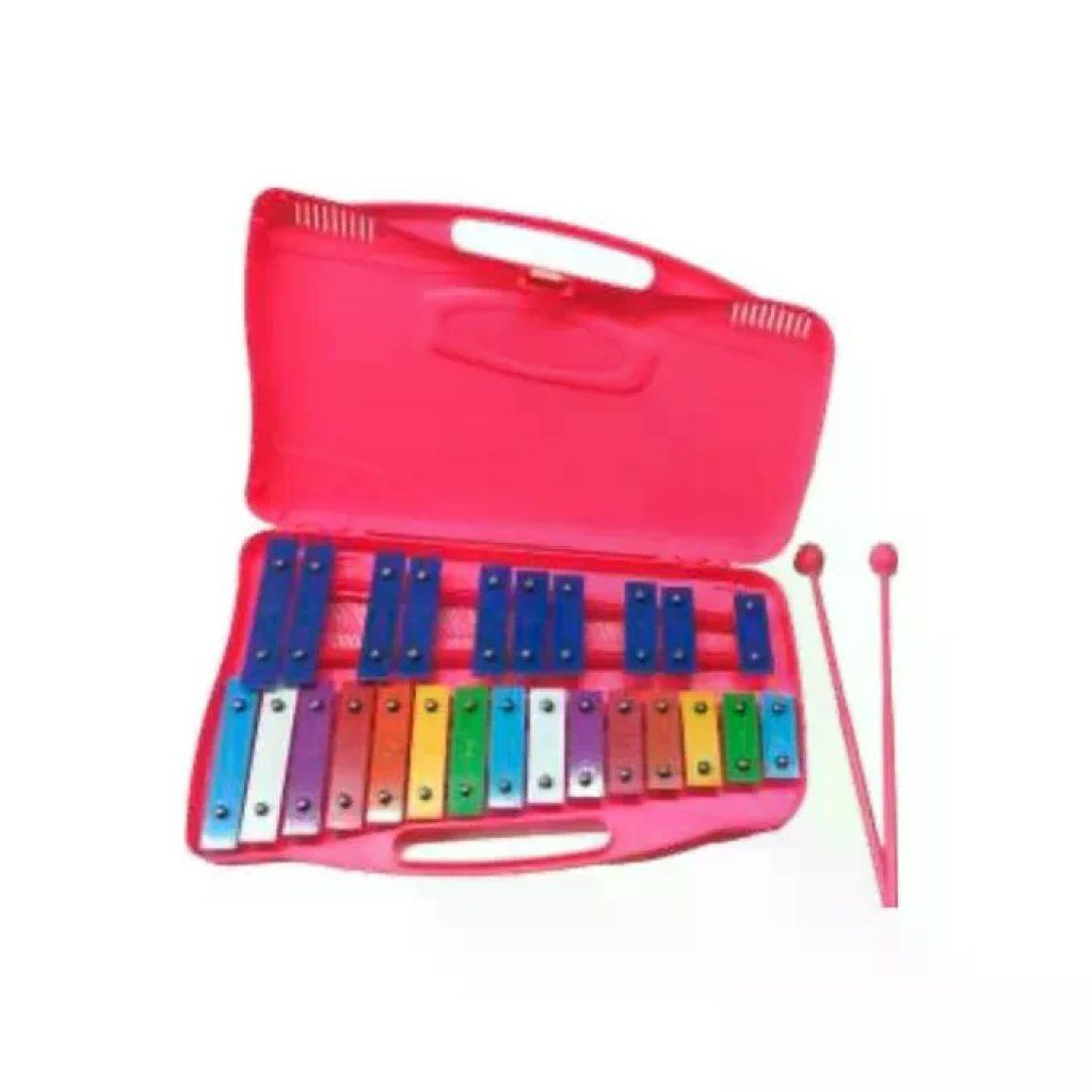 Alysee MT25-C-PK Metallofono Cromatico Rosa a 25 Note
