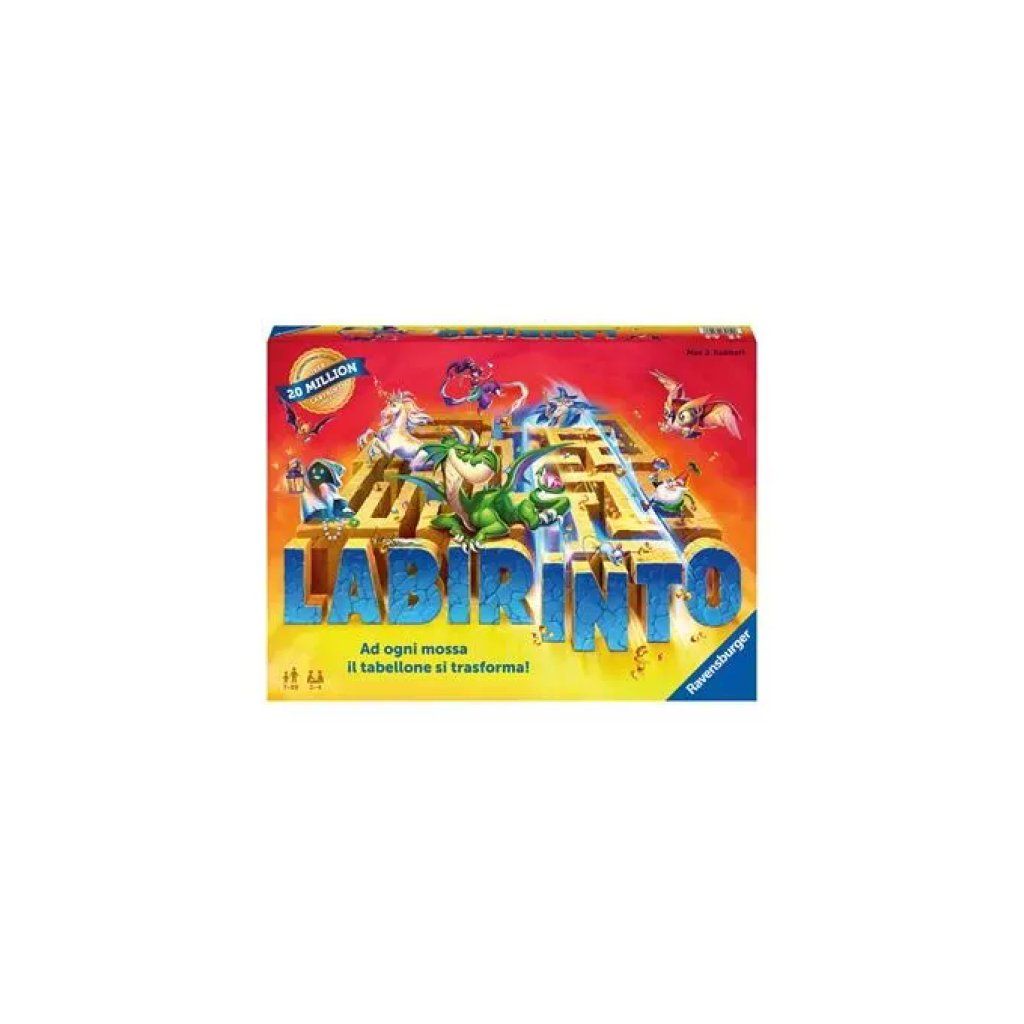 Ravensburger Labirinto Magico – Gioco da Tavolo per 2-4 Giocatori, 7+ Anni