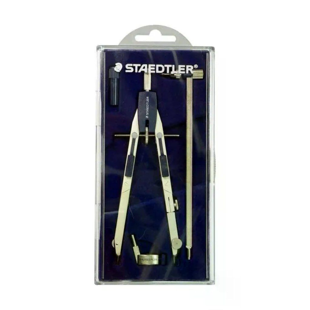 Staedtler 55702SKI – Compasso a frizione con accessori