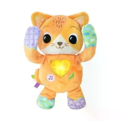 VTECH ELECTRONICS VTech Minù Gattino Cucù – Peluche Interattivo Arancione VTECH ELECTRONICS VTech Minù Gattino Cucù – Peluche Interattivo Arancione