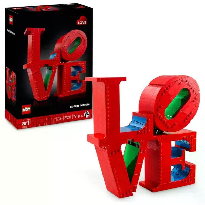 LEGO Art LOVE 31214 – Set da costruzione decorativo, 791 pezzi