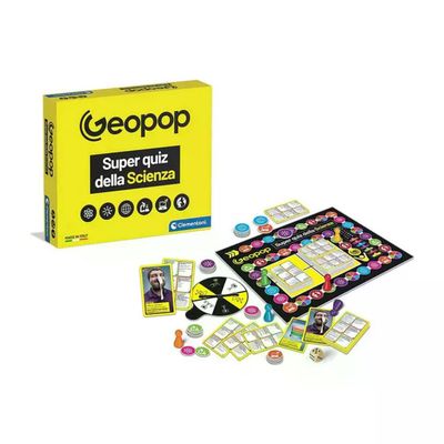 Clementoni Geopop Il Super Quiz Della Scienza Gioco da tavolo educativo 10+
