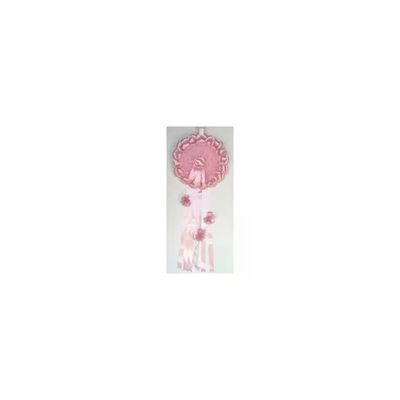 Baby Idea Fiocco Nascita Artigianale Rosa – Misura Piccola
