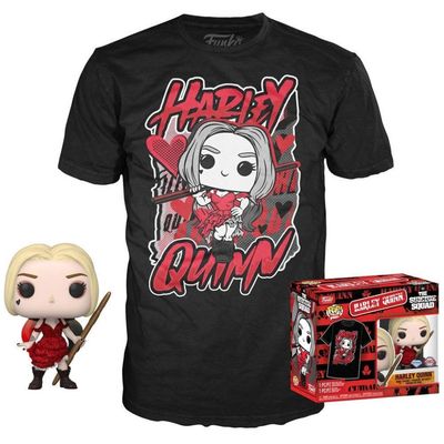 Funko Pop! TeePop Harley Quinn Diamond Exclusive con T-shirt Taglia M