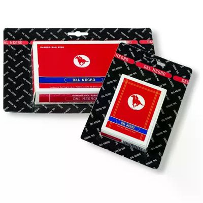 Dal Negro San Siro – 2 Mazzi di Carte da Ramino in Plastica, Formato Poker