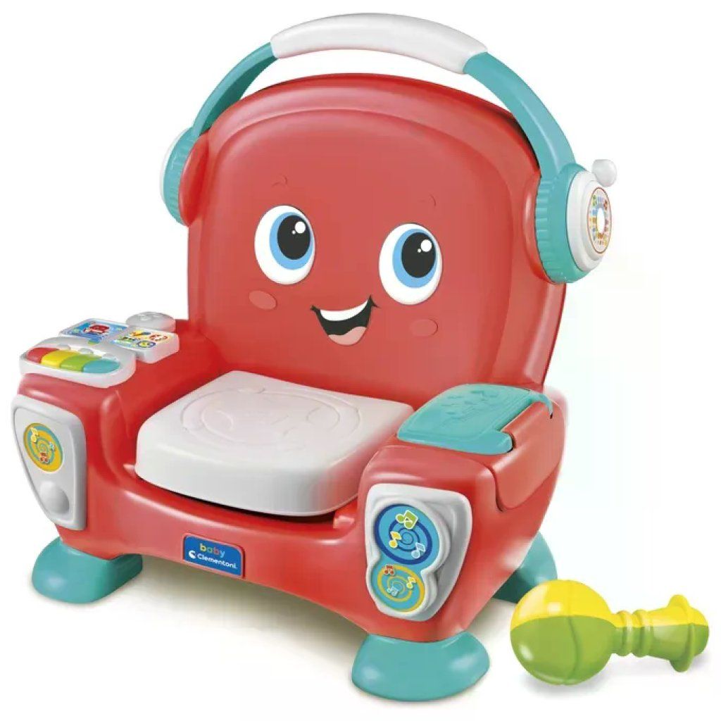 Clementoni Baby Poltroncina Interattiva Musicale Canta, Suona e Balla, 1-3 Anni, Rossa Clementoni Baby Poltroncina Interattiva Musicale Canta, Suona e Balla, 1-3 Anni, Rossa