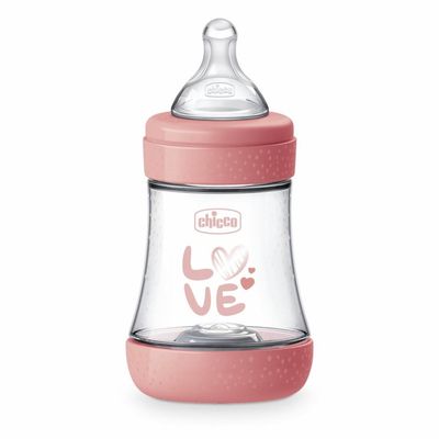 Chicco Perfect 5 Biberon Anticolica Rosa 150 ml, 0+ Chicco Perfect 5 Biberon Anticolica Rosa 150 ml, 0+