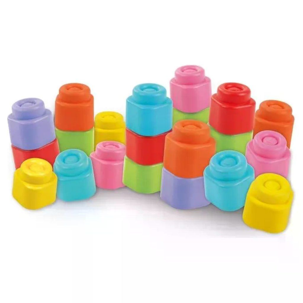 Clementoni Set di 20 Mattoncini Colorati per la Prima Infanzia Clementoni Set di 20 Mattoncini Colorati per la Prima Infanzia