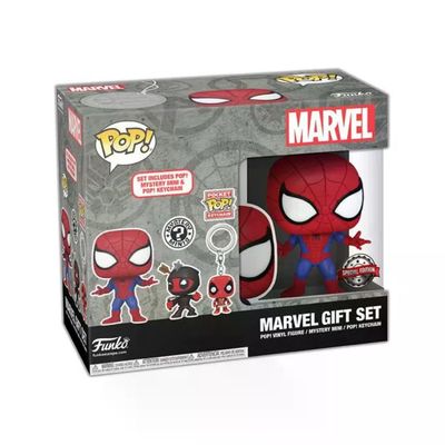 Funko Marvel Set Regalo con Spider-Man e Deadpool