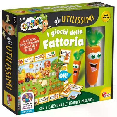 Lisciani Carotina Gli Utilissimi – I Giochi della Fattoria