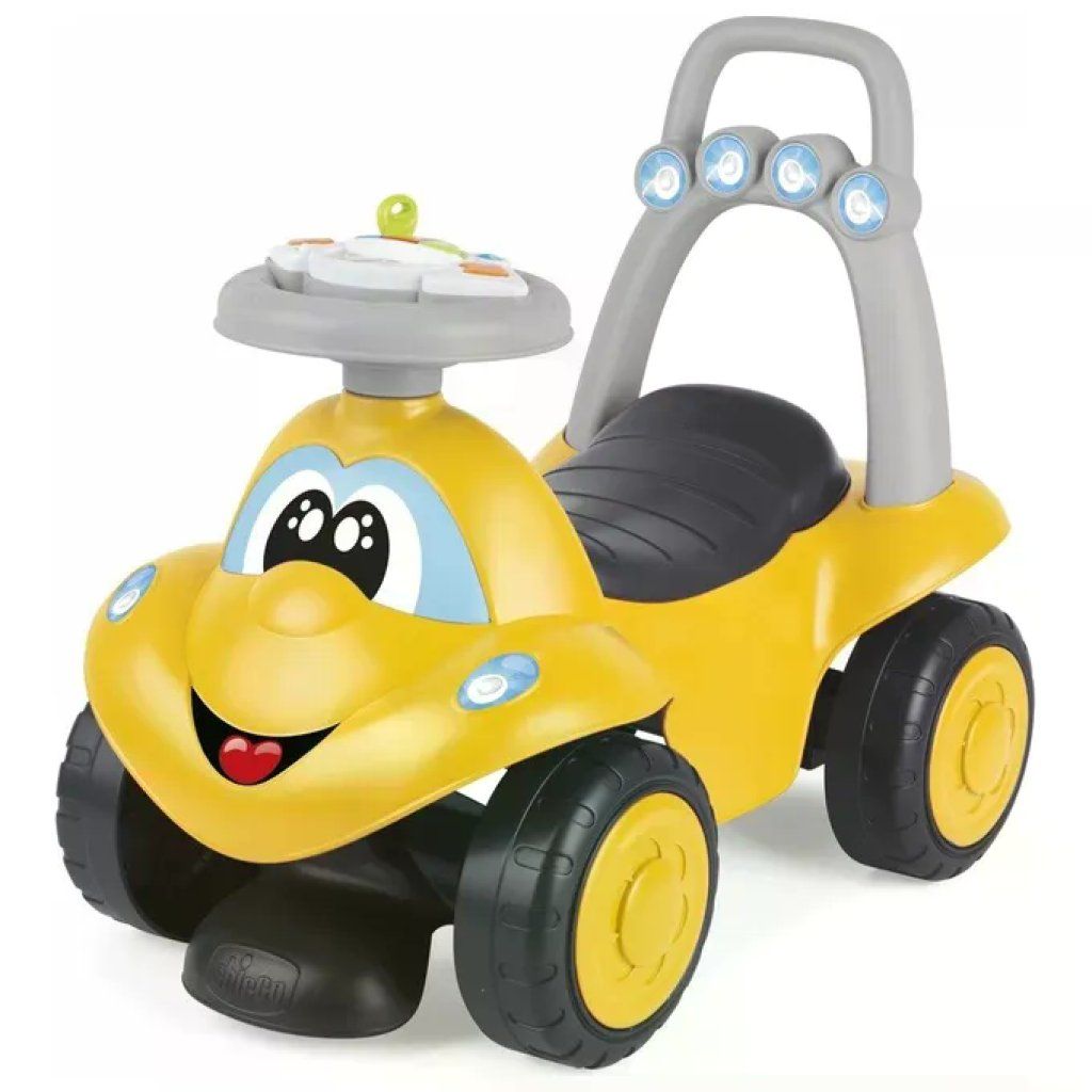 Chicco Billy Walk & Ride 2 in 1 Girello e Cavalcabile Giallo