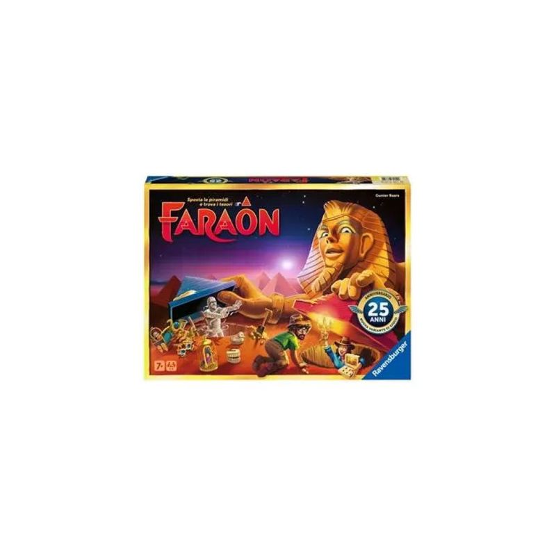 Ravensburger 27330 Faraon 25° Anniversario Gioco da Tavolo 1-5 Giocatori da 7 Anni Tematica Egizia
