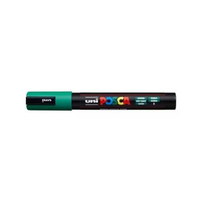 Osama Uni POSCA Pennarelli Medi Verdi, Confezione da 6