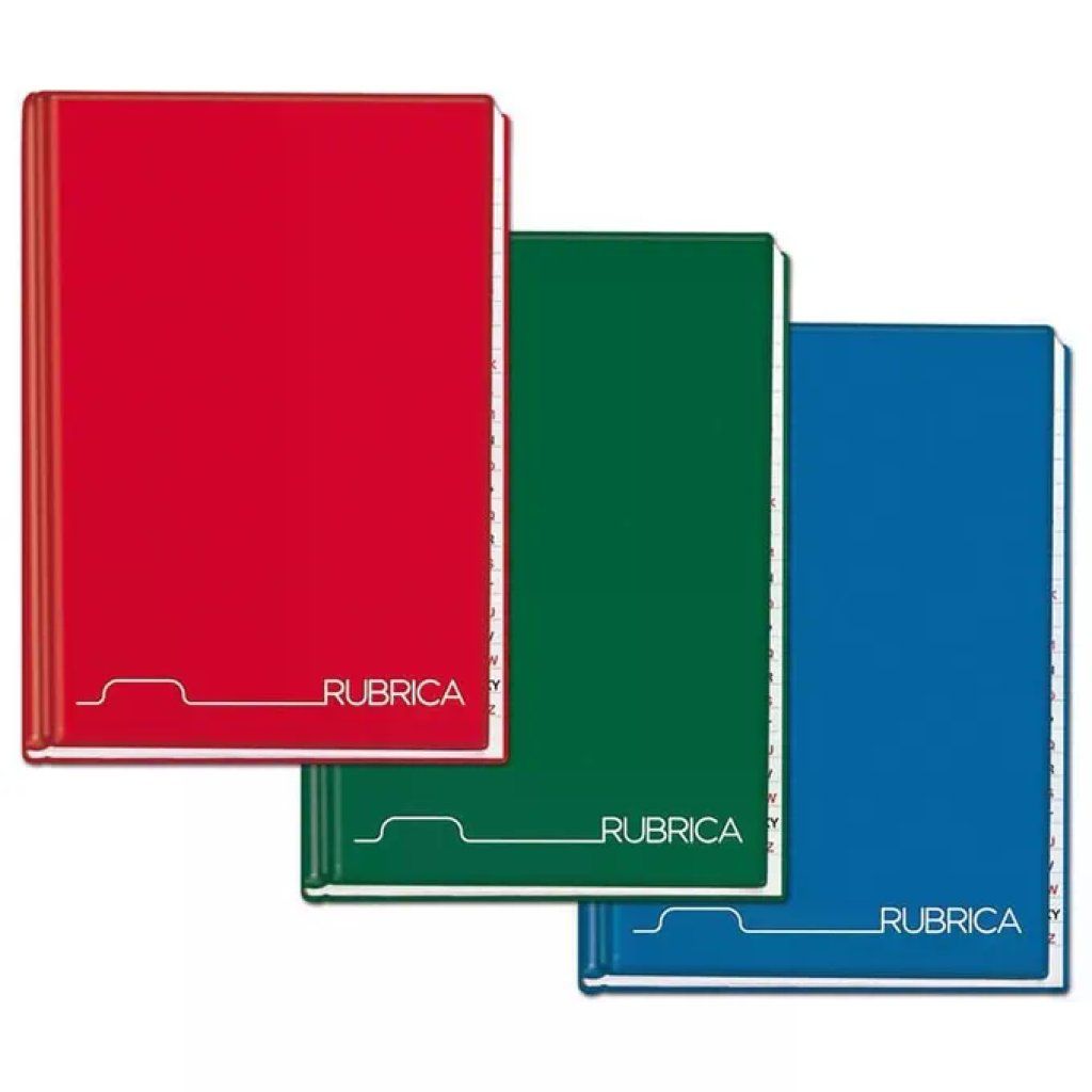 Blasetti 1375 Rubrica Telefonica A4 Cartonata, 96 Fogli