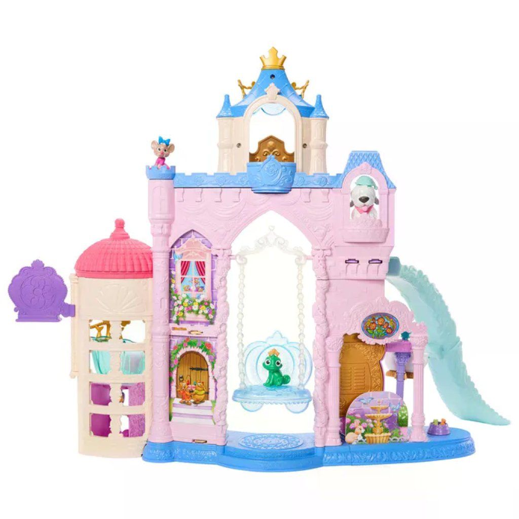 Mattel Disney Princess Palazzo dei Cuccioli con 3 Cuccioli e Accessori
