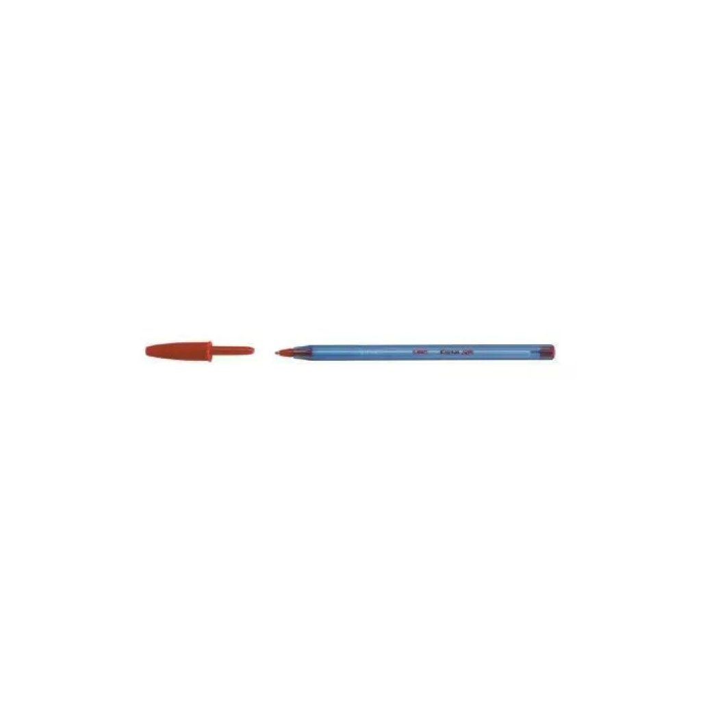 BIC Cristal Soft Penna a sfera rossa, punta 1,2 mm, confezione da 50