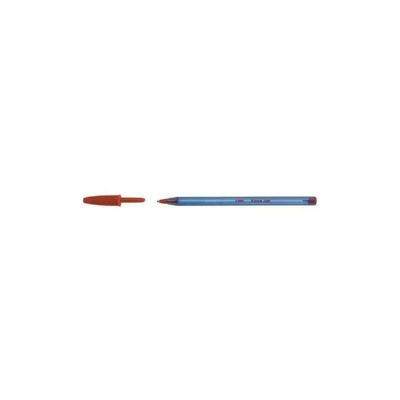 BIC Cristal Soft Penna a sfera rossa, punta 1,2 mm, confezione da 50