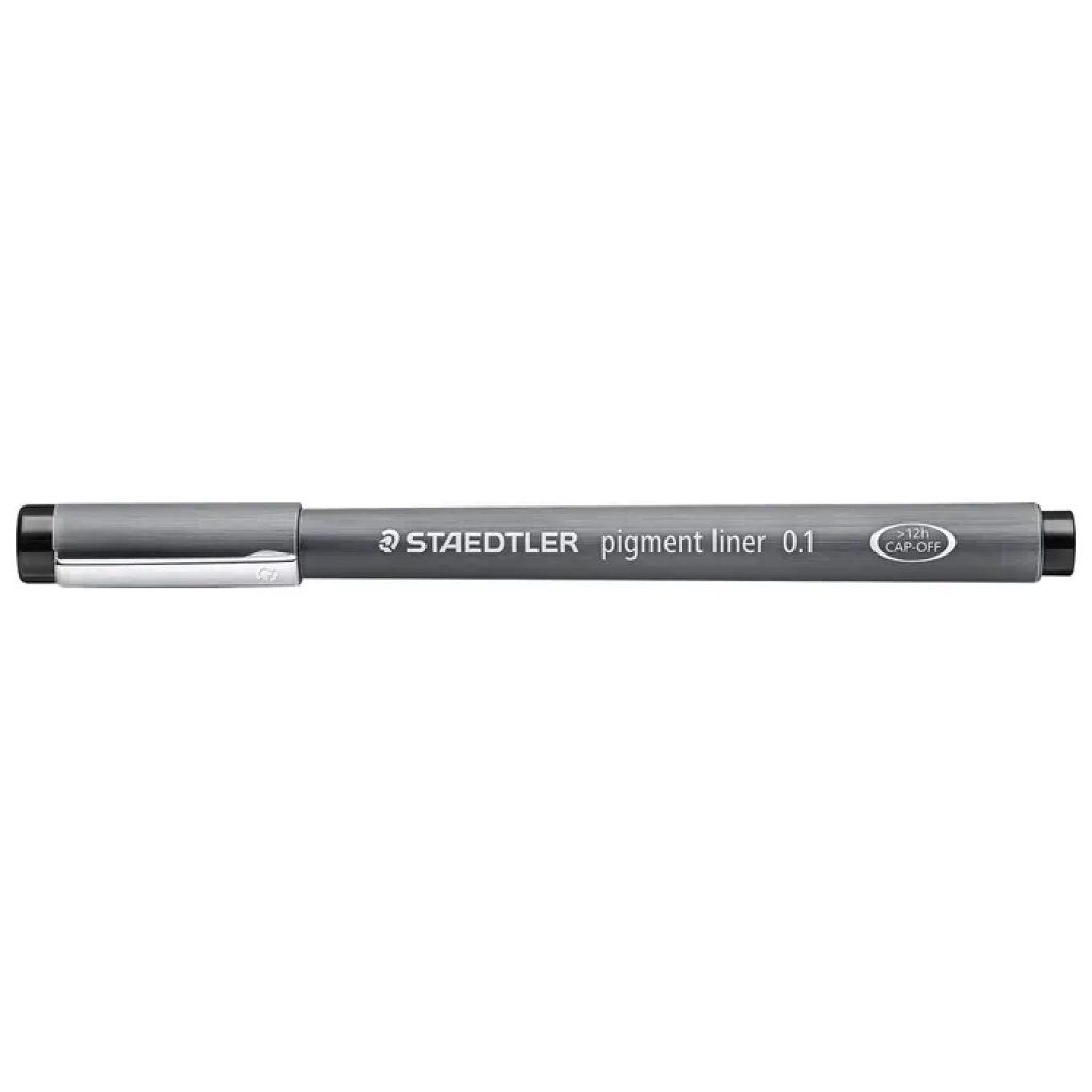 Staedtler Pigment Liner 308 – Penna tecnica nera, punta 0,1 mm