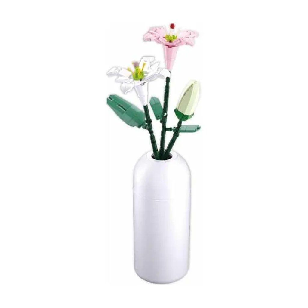 Sluban Pleyerid – Set di Gigli con Vaso