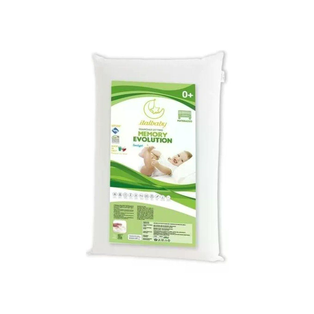 Italbaby Cuscino Memory per Lettino 0+ – 38 x 58 cm