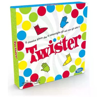 Hasbro Gaming Twister – Gioco in scatola per 2-4 giocatori, dai 6 anni Hasbro Gaming Twister – Gioco in scatola per 2-4 giocatori, dai 6 anni