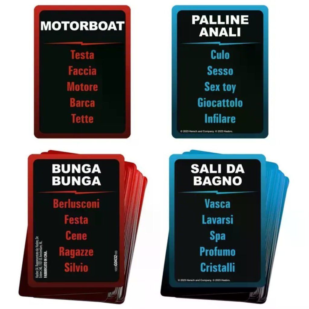 Hasbro Taboo Uncensored – Gioco da tavolo per adulti