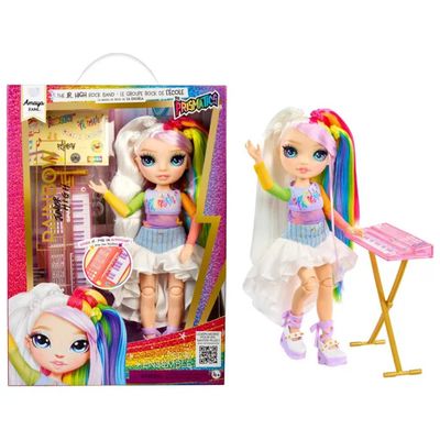 Rainbow High Junior High Amaya Rock Band con Tastiera, 23 cm