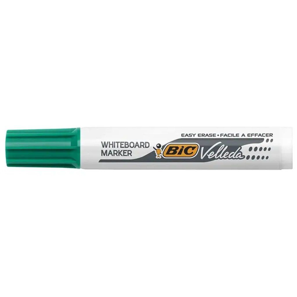 BIC Velleda 1791 Marker Verdi per Lavagna Bianca, 12 Pezzi