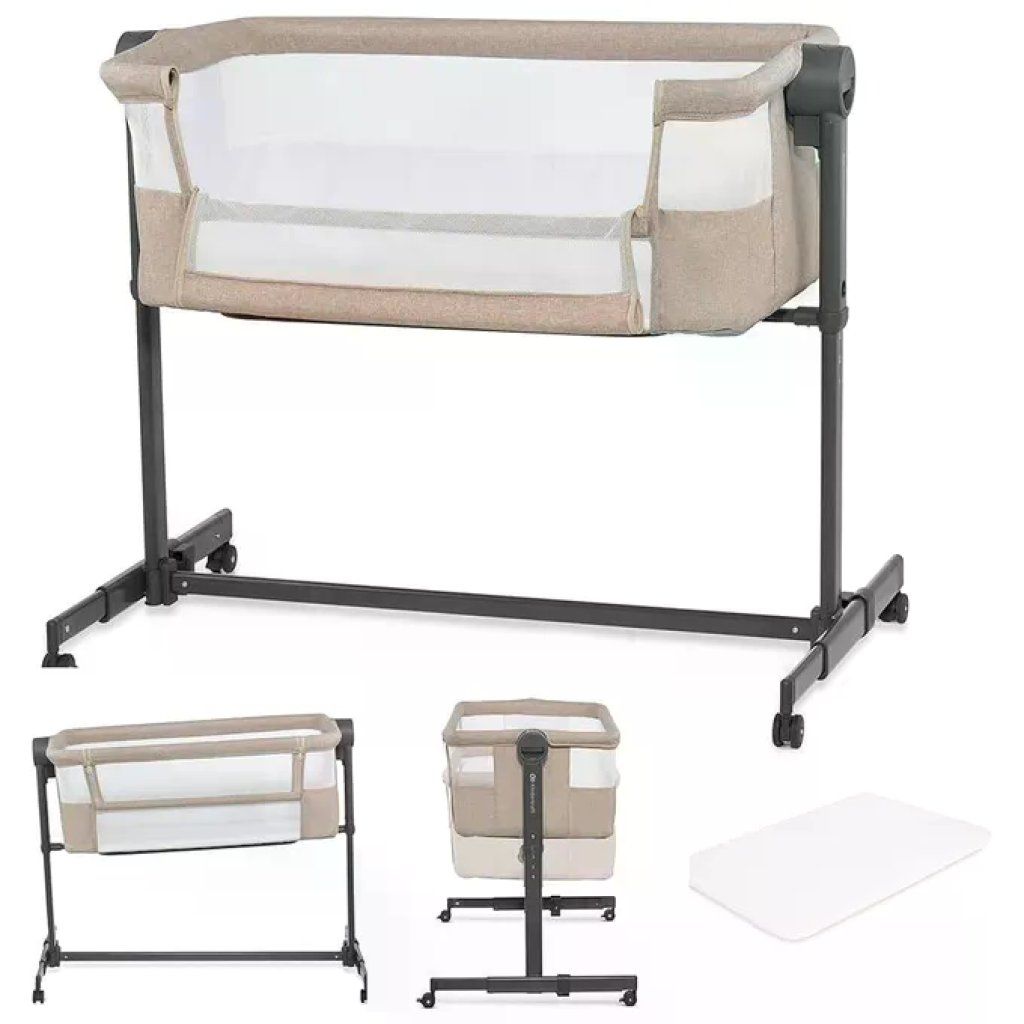 Kinderkraft Neste Up 2 Culla Co-Sleeping Beige con Materasso Kinderkraft Neste Up 2 Culla Co-Sleeping Beige con Materasso