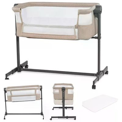 Kinderkraft Neste Up 2 Culla Co-Sleeping Beige con Materasso