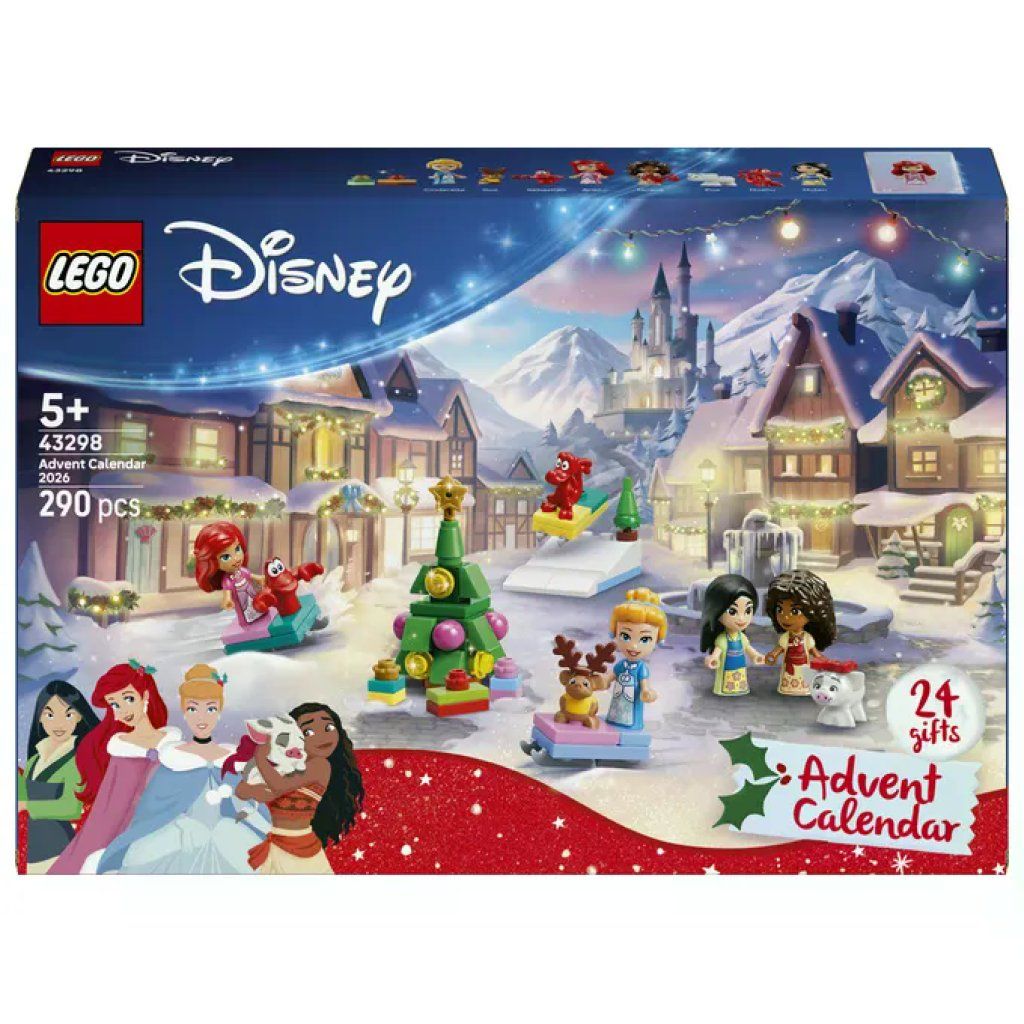 LEGO Disney Princess Calendario dell’Avvento 2026 (43298), 290 pezzi