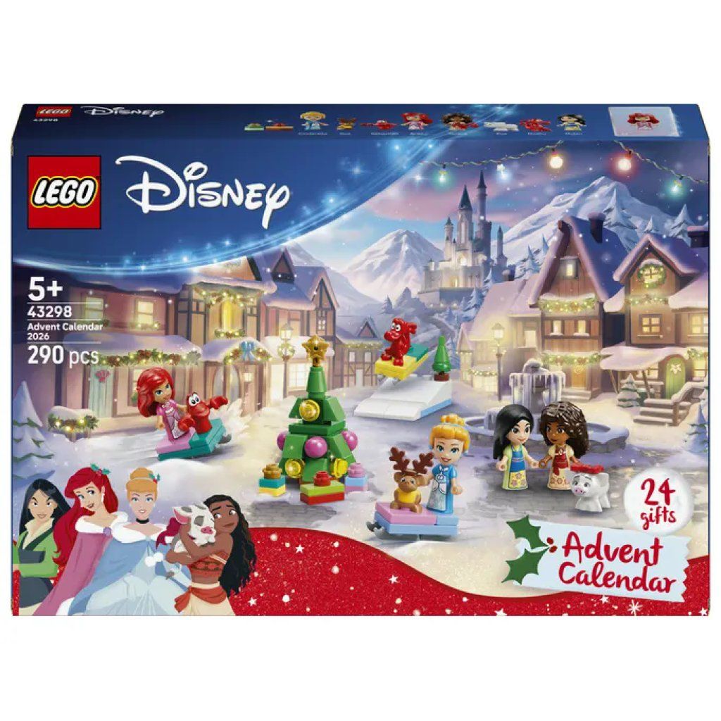 LEGO Disney Princess 43298 – Calendario dell’Avvento 2026, 290 pezzi