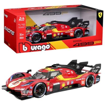 Bburago Ferrari 499P #51 Le Mans 2025, modellino die-cast 1:43