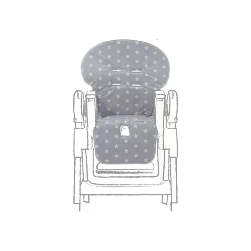 Italbaby 050615015 STARLETTE Imbottitura per Seggiolone Pappa in PVC Universale con Elastico Regolabile